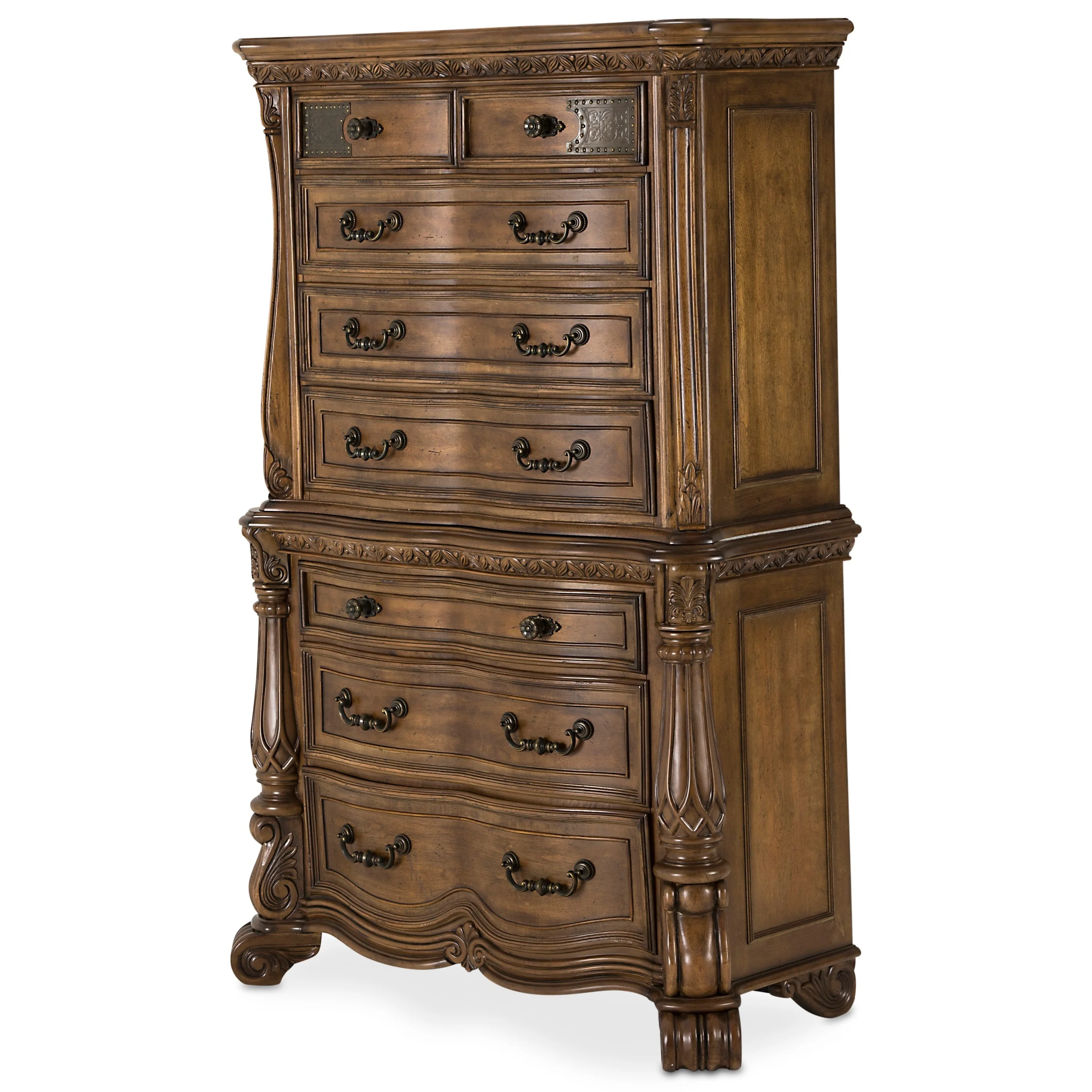 Michael Amini Edens Paradise 9055070211 Ornate Chest of Drawers with